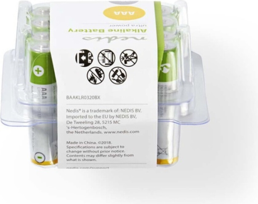 Alkaline Battery AAA | 1.5 V DC | 20-Pakke