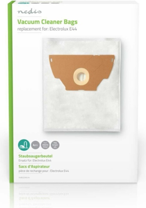 Bilde av Støvsugepose- | 4 stk. | Syntetisk | Mest solgt for: Electrolux | Hvit