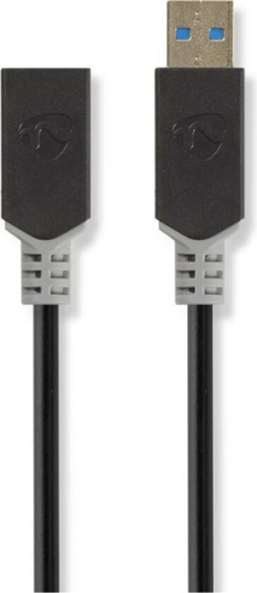 USB-C™ Adapter | USB 3.2 Gen 1 | USB-C™ Hann | USB-A Hun | 5 Gbps | 0.15 m | Rund | Nikkel belagt | PVC | Antrasitt | Boks