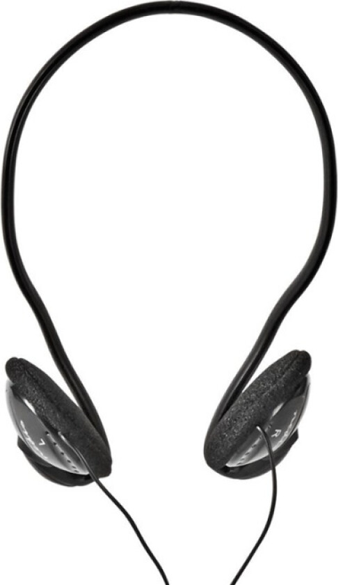 On-Ear hodetelefoner med kabel | 3.5 mm | Kabellengde: 2.10 m | Sort