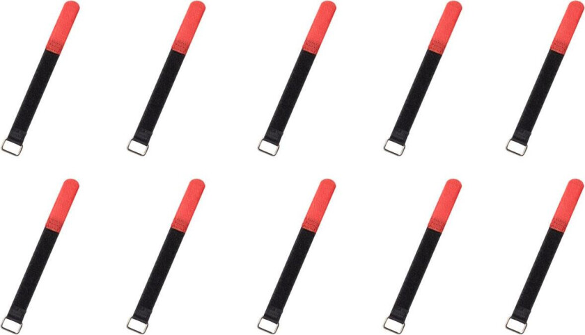 RockBoard Cable Ties, 10 pcs. Small - Red