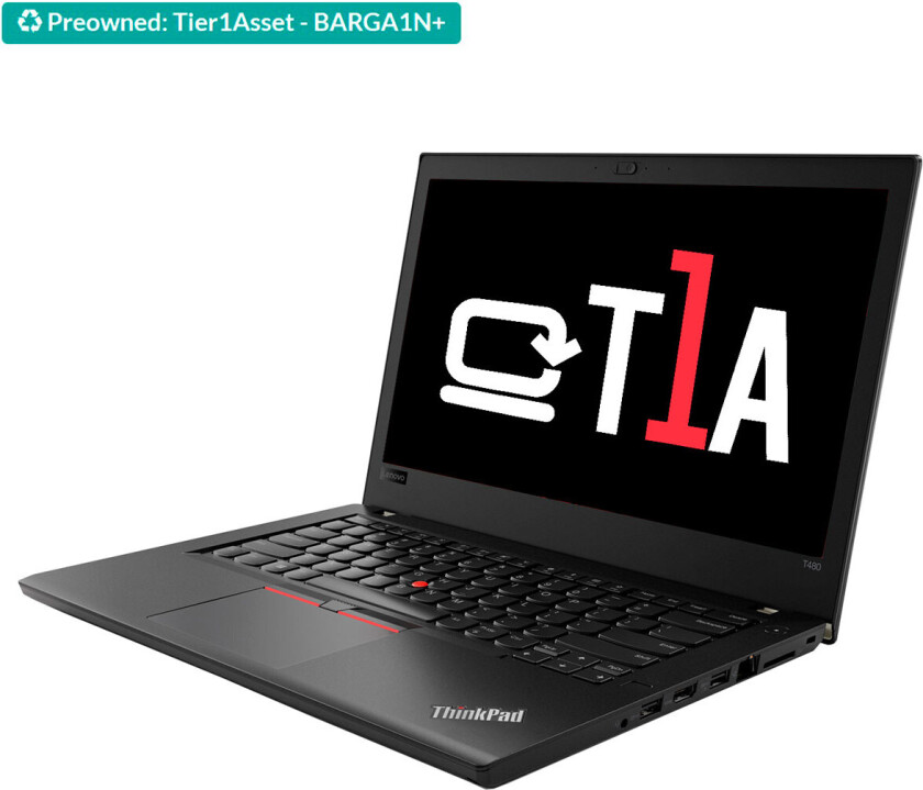 Preowned ThinkPad T480 14" I5-8350U 8GB 240GB Intel UHD Graphics 620 Windows 10 Pro 64-bit
