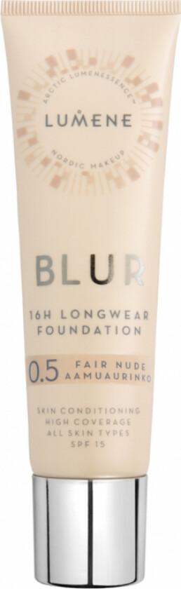 Blur 16h Longwear Foundation Spf15 0,5 Fair Nude