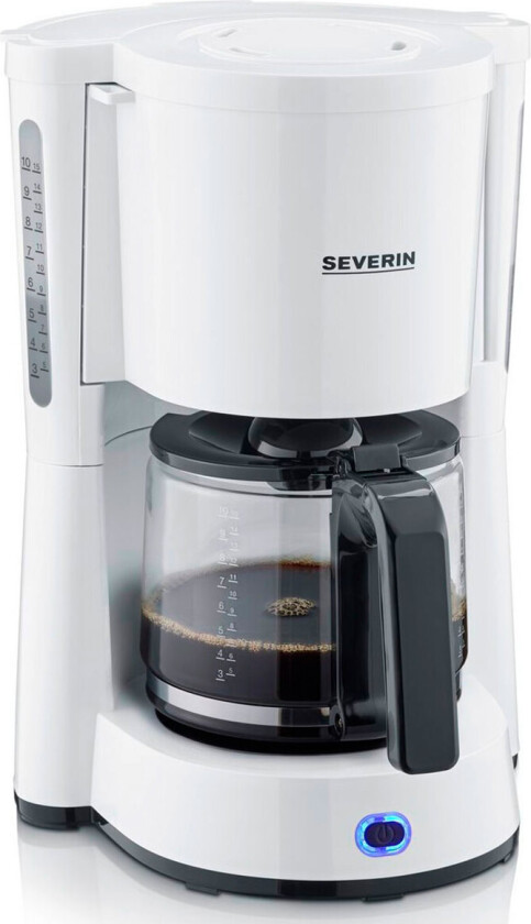 Severin KA 4816 Type - Kaffemaskin - 10 kopper - hvid