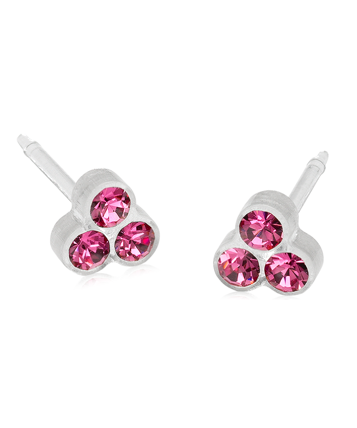 Mp Clover Medisinsk Plast Øredobber 15-0125-03