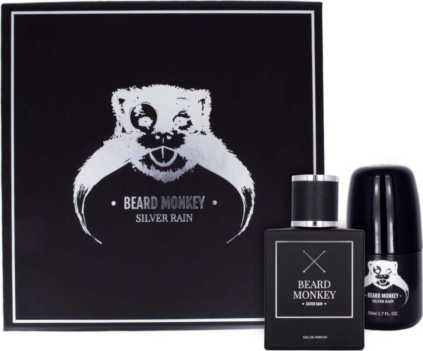 Giftset Beard Monkey Silver Rain