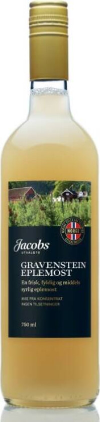 Eplemost Gravenstein 0,75l Jacobs