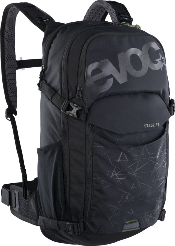 EVOC Stage backpack Cycling backpack Black Nylon, Polyrattan