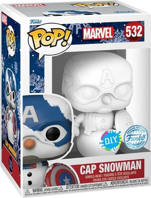 Pop! Exclusive Marvel Cap Snowman figur