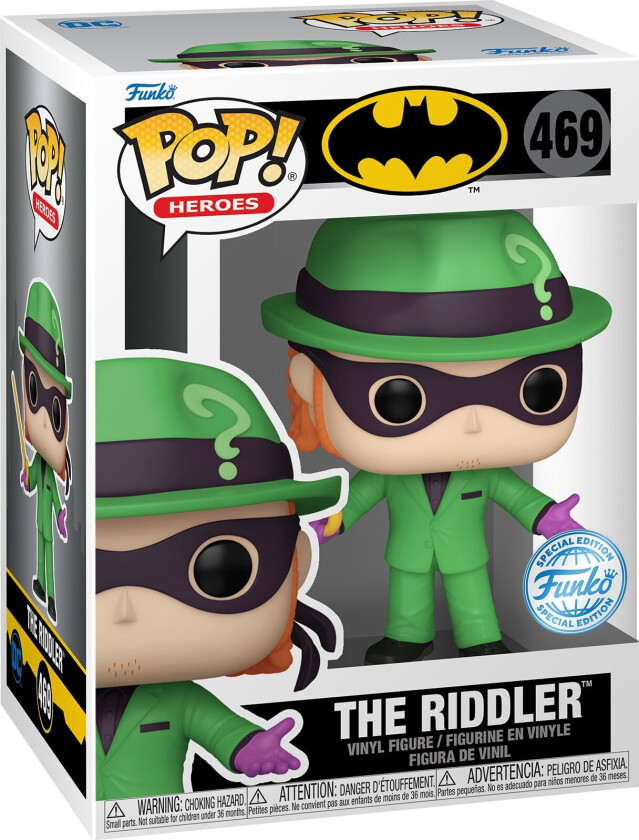Pop! Vinyl Exclusive Batman Riddler figur