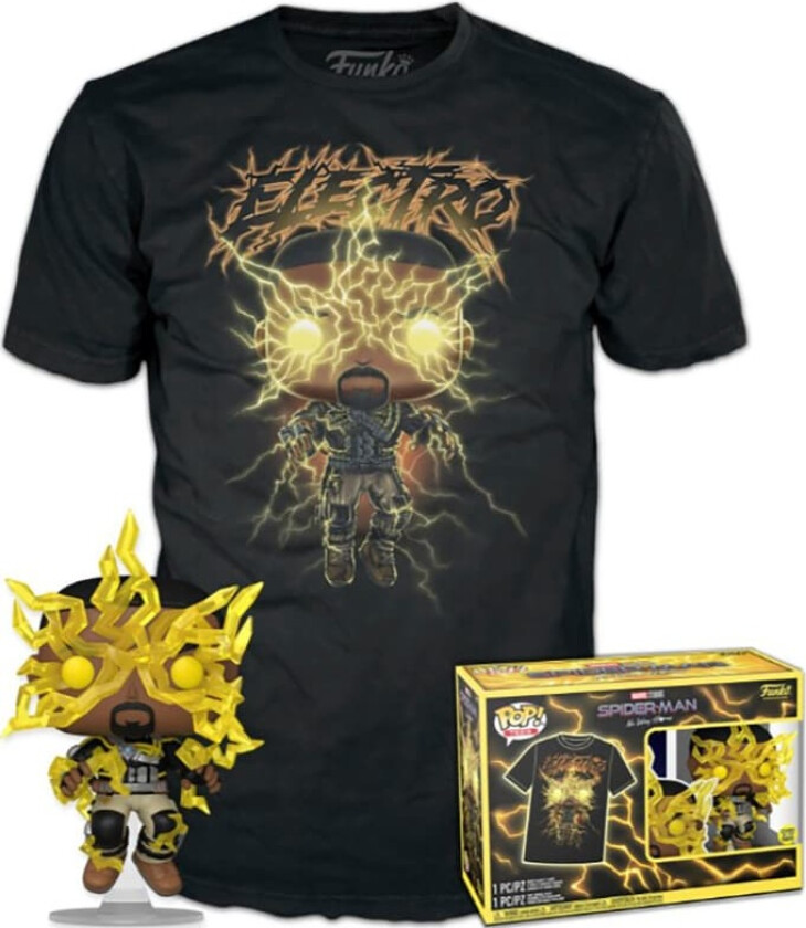 Marvel Studios actionfigur & t-skjortesett (Spiderman)