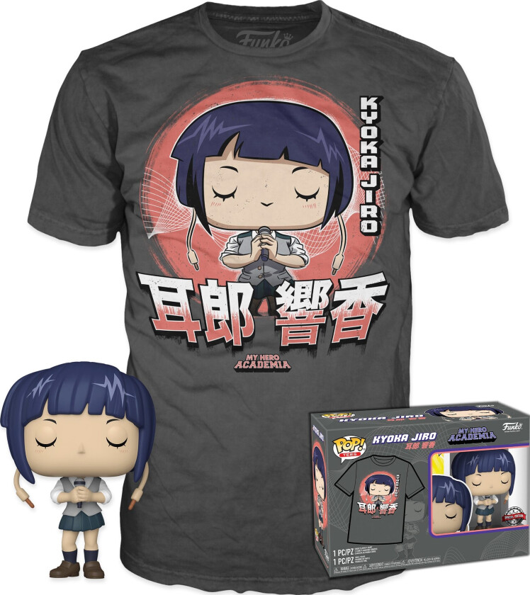 My Hero Academia actionfigur & T-skjorte sett (Kyouka Jirou)