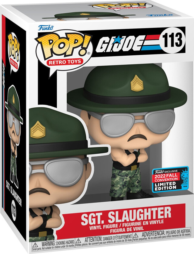 G. I. Joe actionfigur (Sgt. Slaughter)