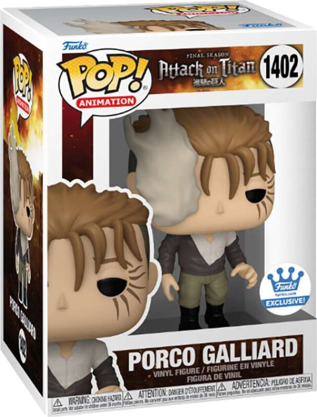 Attack on Titan actionfigur (Porco Galliard)