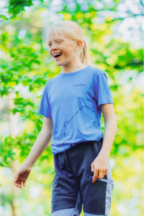 Bilde av Rondebu bambus t-skjorte barn 8-14 - bjørn 164