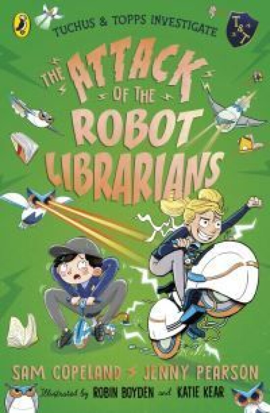 The Attack of the Robot Librarians av Sam Copeland, Jenny Pearson