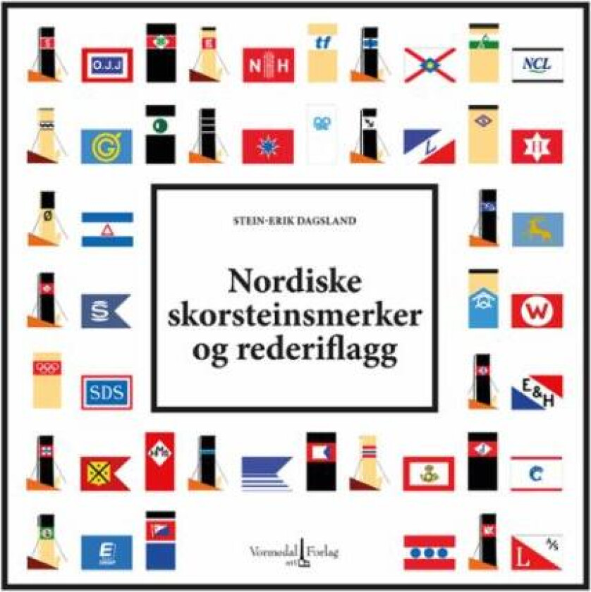 Nordiske skorsteinsmerker og rederiflagg av Stein-Erik Dagsland