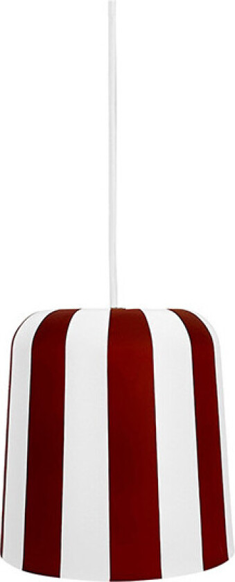 - Gry Pendel Dark Rød/Hvit