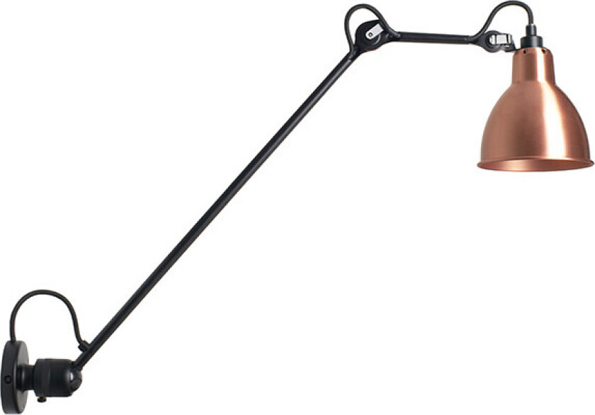 - 304L60 Vegglampe Svart/Kobber