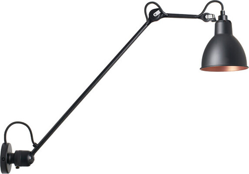 - 304L60 Vegglampe Svart/Svart/Kobber