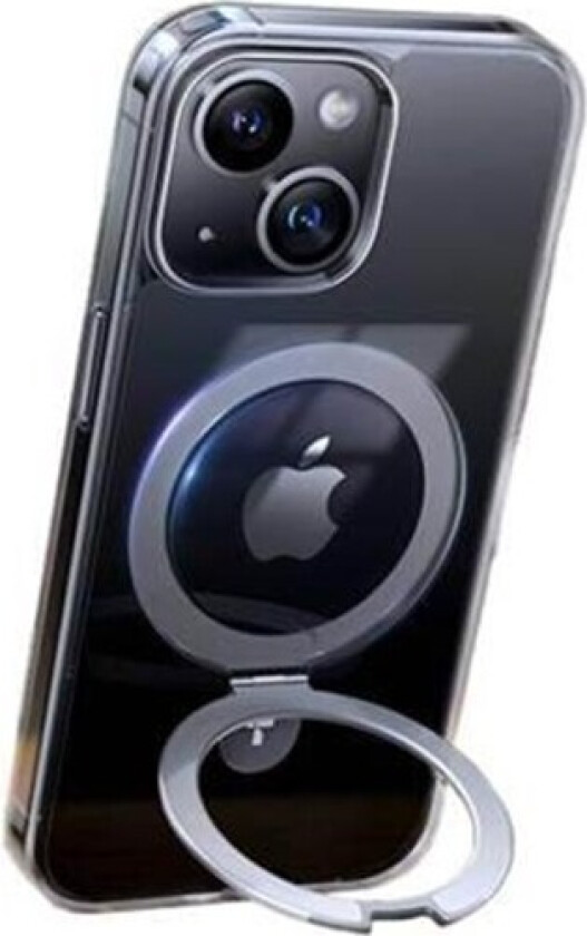 UPRO Ostand Clear Case for iPhone 15 (Transparent)