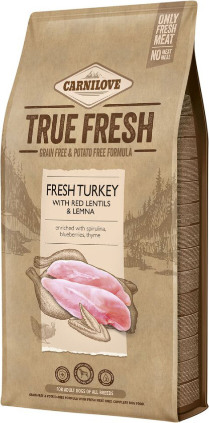 Carnilove Dog Adult True Fresh Turkey (11,4 kg)