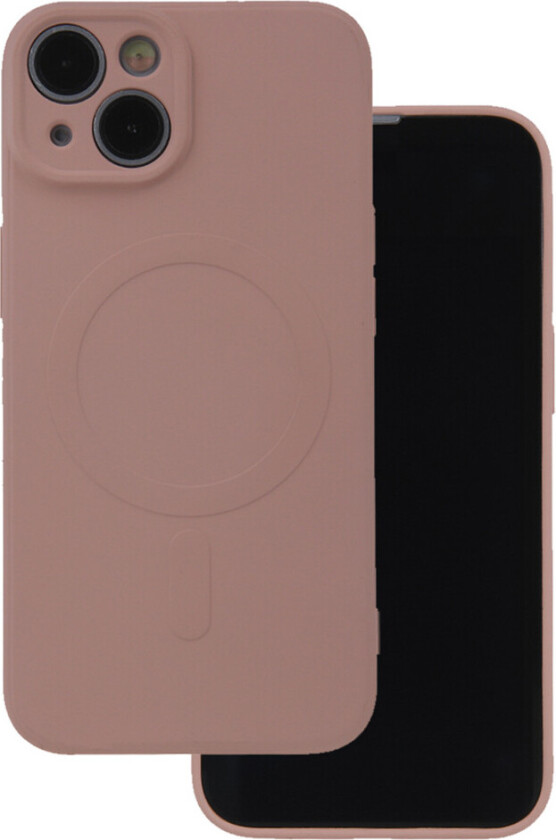 Simple Color Mag-deksel til iPhone 15 Pro - 6.1tm - Rosa