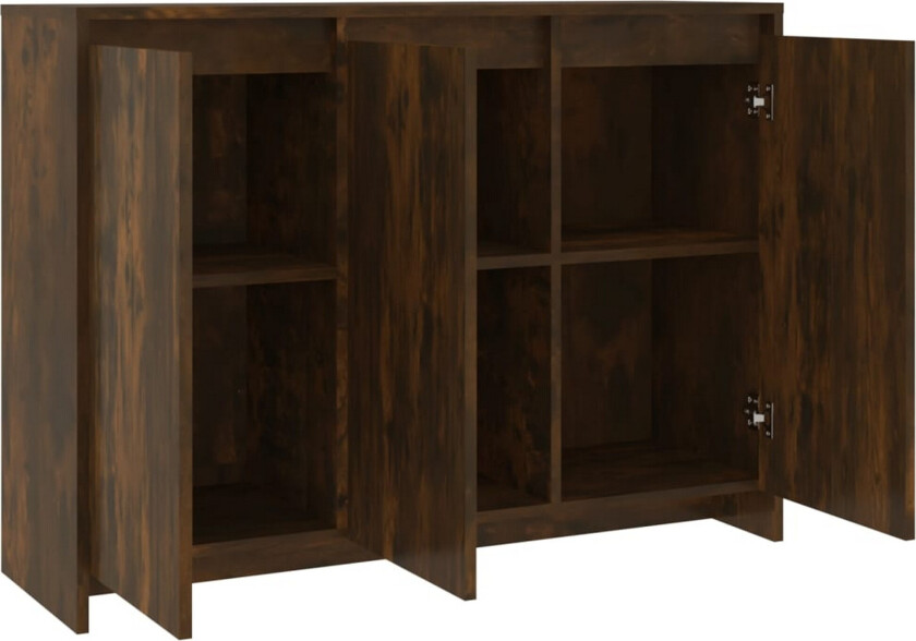 Skjenk røkt eik 102x33x75 cm sponplate