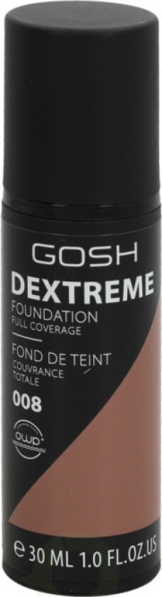 Dextreme Foundation Full Coverage 008 Golden 30 ml