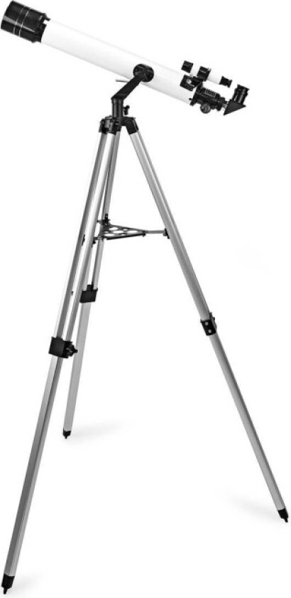 Teleskop | Blenderåpning: 70 mm | Brennvidde: 700 mm | Finderscope: 5 x 24 | Maksimal arbeidshøyde: 125 cm | Tripod | Hvit