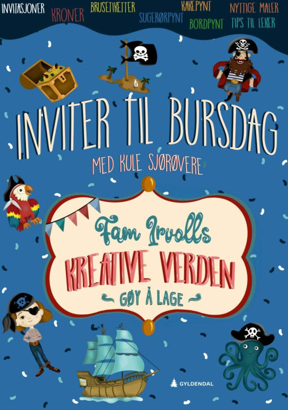 Inviter til bursdag med kule sjørøvere. Gøy å lage av Fam Irvoll
