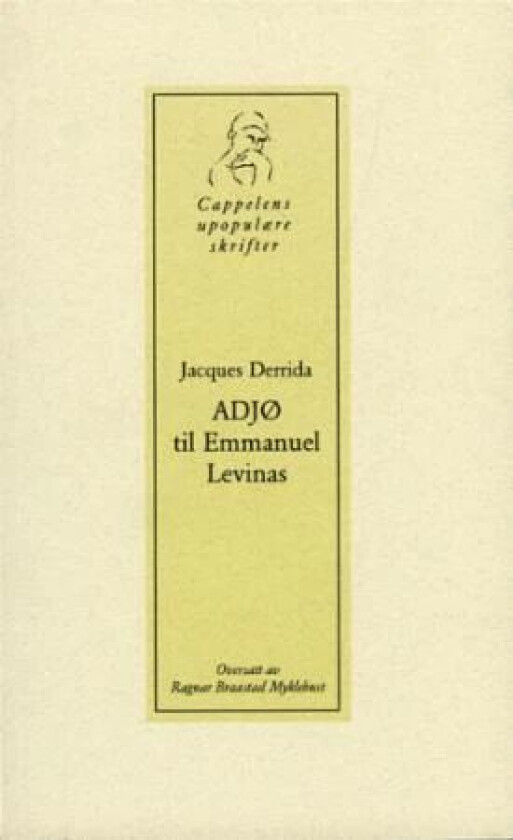 Adjø til Emmanuel Levinas av Jacques Derrida