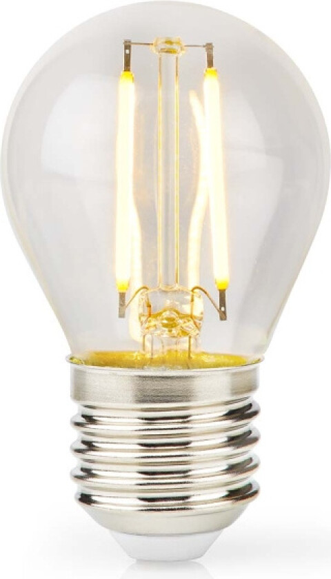 LED lyspære E27 | G45 | 2 W | 250 lm | 2700 K | Varm Hvit | Retro Style | 1 stk