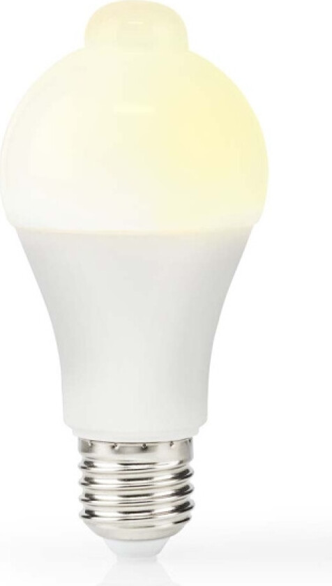 LED pære E27 | A60 | 8.5 W | 806 lm | 3000 K | Hvit | Retro Style | Frosted | Bevegelsessensor | 1 stk