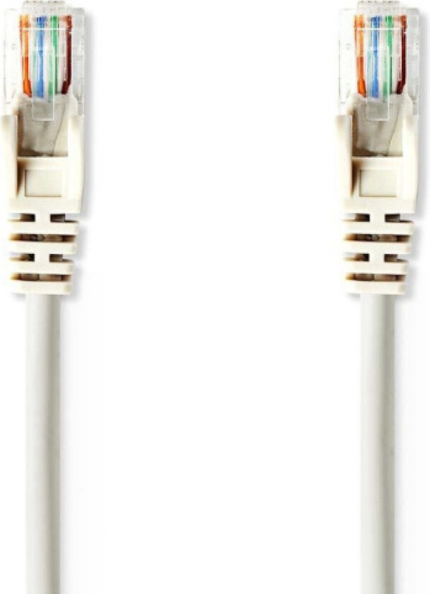 CAT5e nettverkskabel | U/UTP | RJ45 Han | RJ45 Han | 5.00 m | Rund | PVC | Grå | Konvolutt