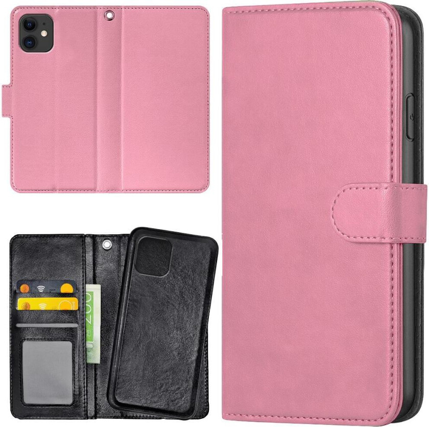 iPhone 12 Mini - Lommebok Deksel Lyserosa