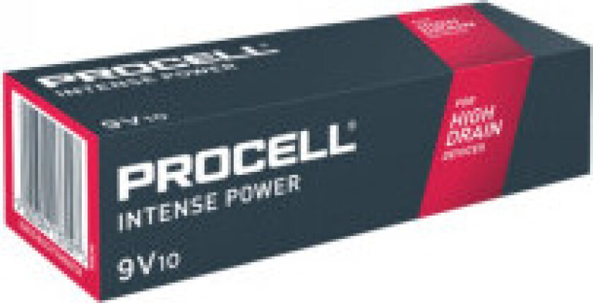 Procell Intense 6LR61 9V battery, 10 pcs.