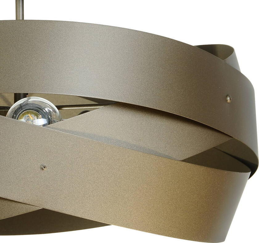 Tornado taklampe, kaffebrun, Ø 50 cm