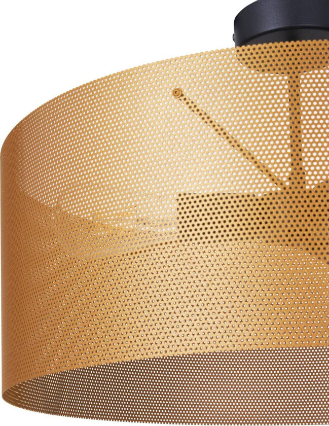 taklampe Zofia, gullfarget, Ø 50 cm