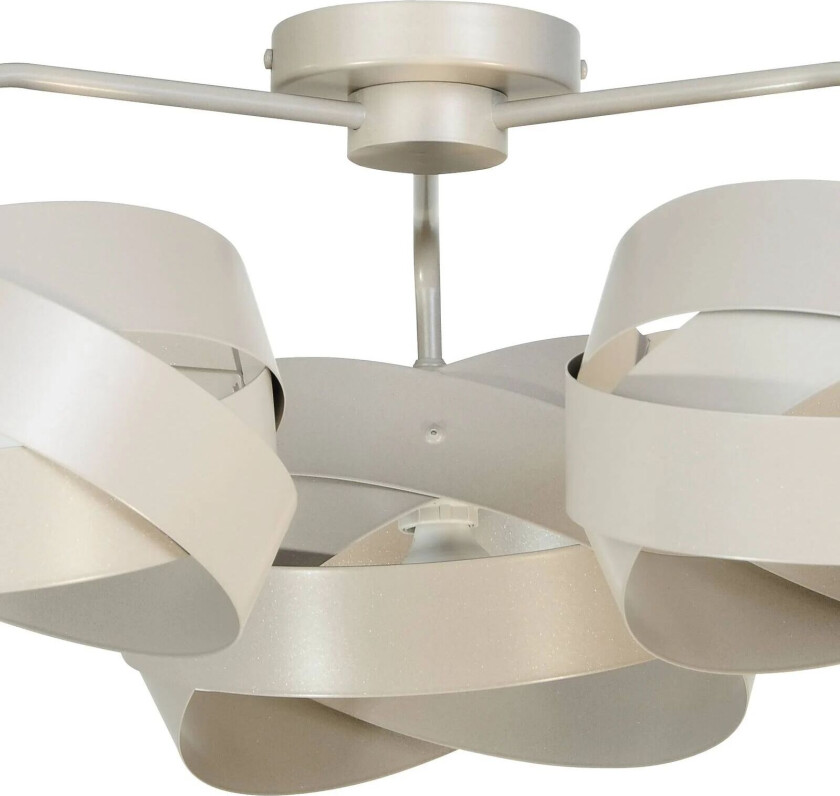 taklampe Tornado, beige, 3-lys