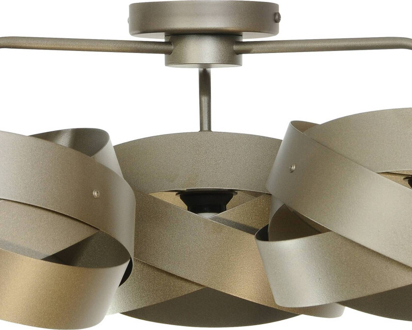 taklampe Tornado, kaffebrun, 3-lys