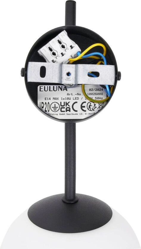 vegglampe Karda, svart