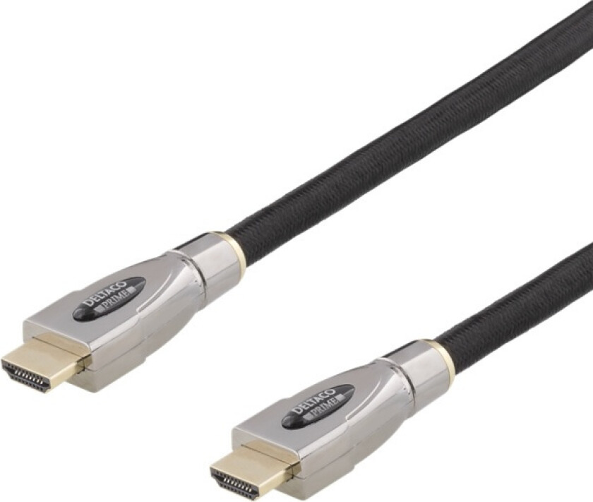 Prime Hdmi-4100 - Hdmi-Kabel Med Ethernet - Hdmi Hann Til Hdmi Hann - Svart - 4k-Støtte