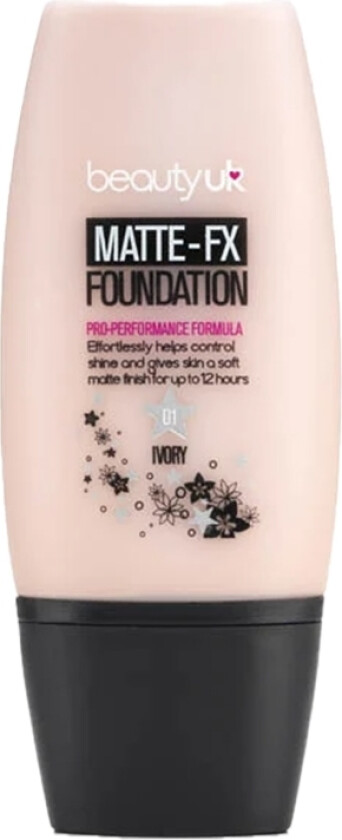 Beauty UK Matte FX Foundation - No.1 Ivory