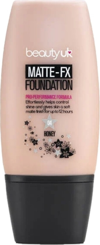 Beauty UK Matte FX Foundation - No.4 Honey
