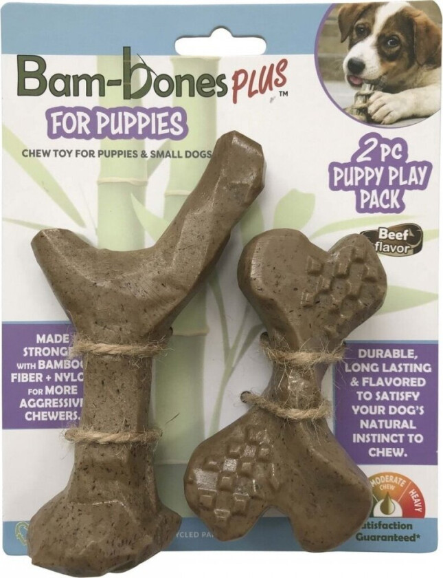 Bam-bones Plus Puppy Biff 2-pakk