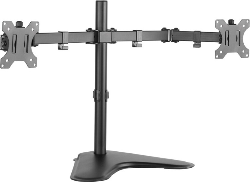 Dual monitor stand 13-32" steel arm length: each 460 mm