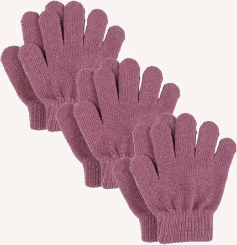 Kids' Åsbro Magic Glove 3-Pack Blush 2-5 years, Blush