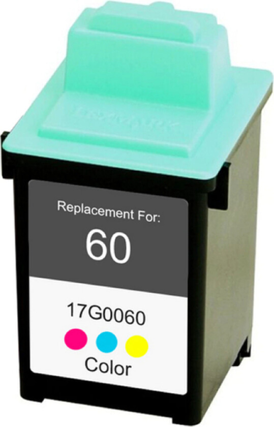 60 blekkpatron - 17G0060 Kompatibel - 3-Farve 22 ml