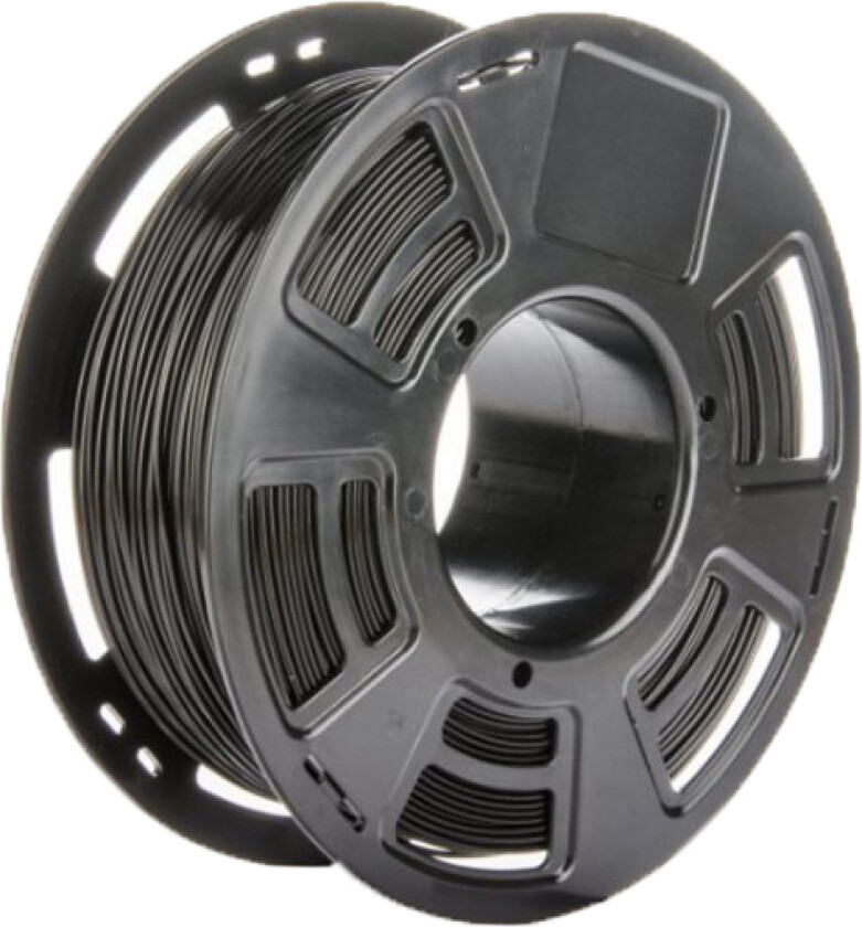 SERO PLA filament til 3D printer, 1 kg, 1,75 mm. Svart